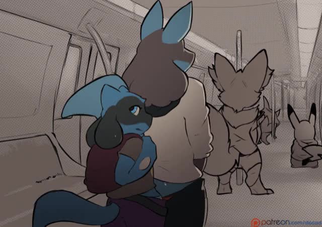 Lucario Riolu Subway by DACAD