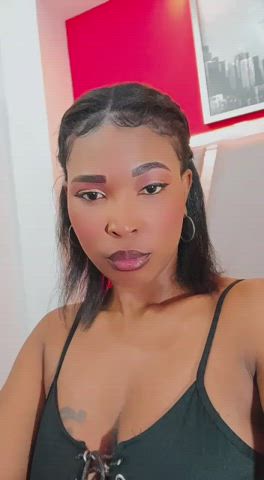 Cute Ebony Fetish Latina gif