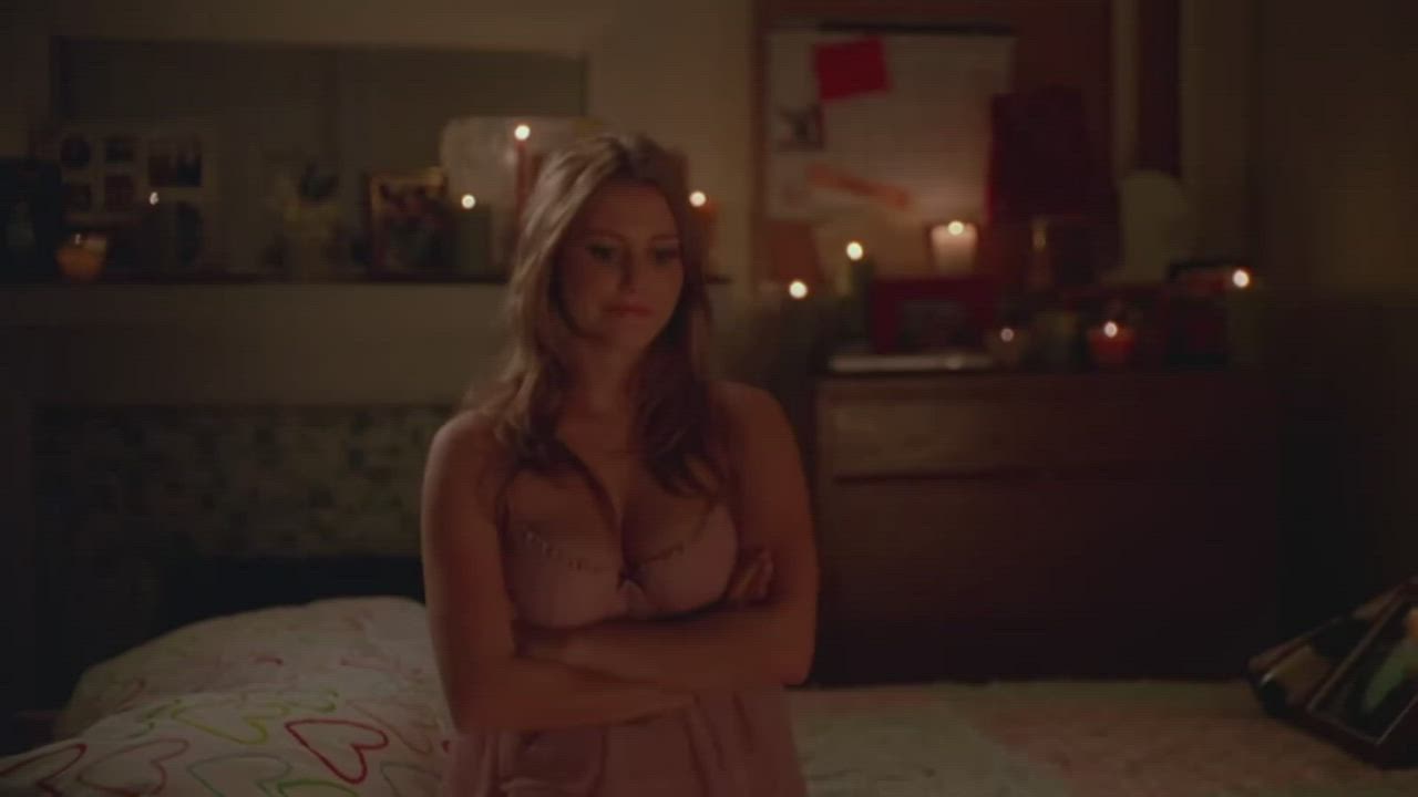 Celebrity Green Eyes Lingerie gif