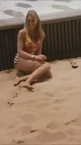 Naked Outdoor Panties Public Shoes gif
