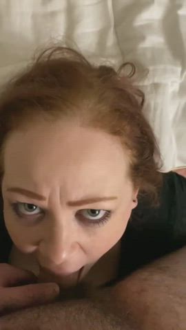 Cum Cumshot Facial Redhead gif