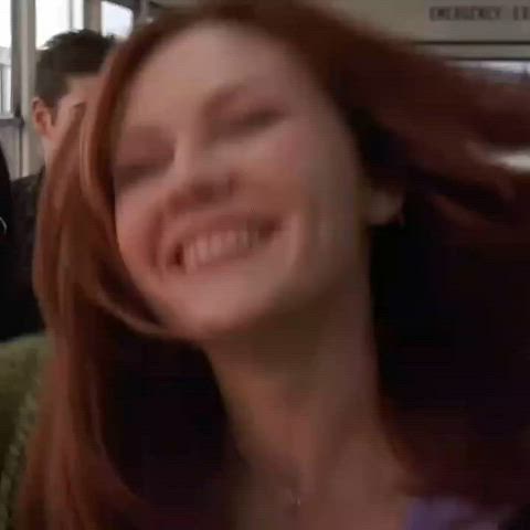 celebrity kirsten dunst redhead gif