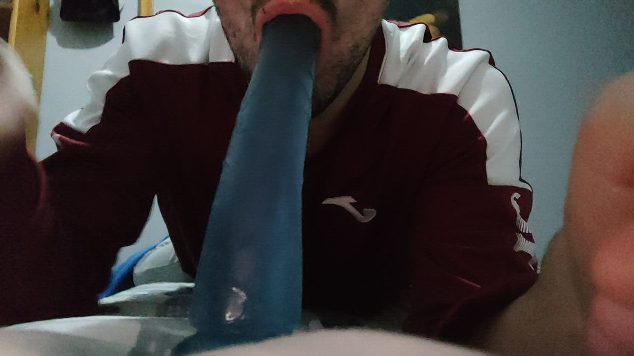 Blowjob Dildo Gay gif