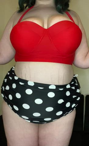 BBW Bikini Chubby gif