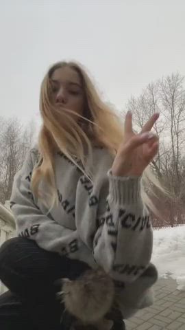 big tits teen tiktok gif