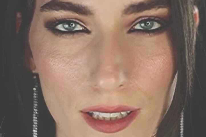 brunette cum jerk off gif