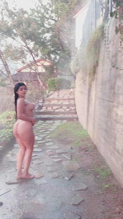 Ass Nude Outdoor gif