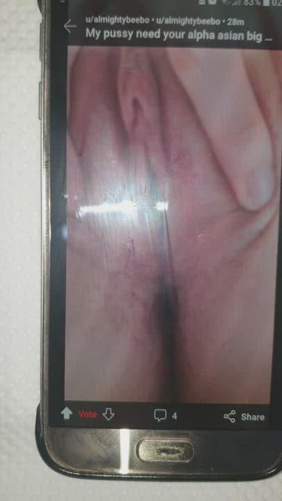 AMWF Asian Cock Cum Cumshot Male Masturbation Tribute gif