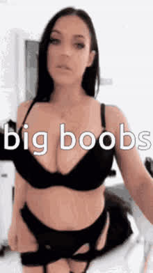 big tits boobs bouncing bouncing tits caption cleavage huge tits lingerie milf non-nude