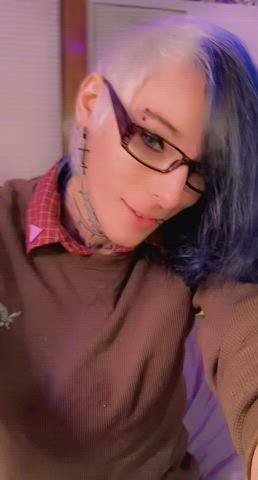 cute femboy gay nerd trans gif