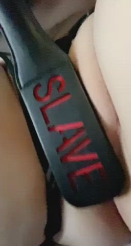 pussy slapping slave gif