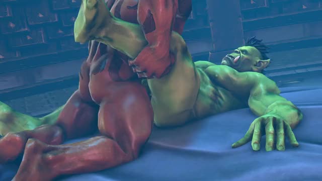 3d animation fantasy gay monster cock parody rough sfm gif