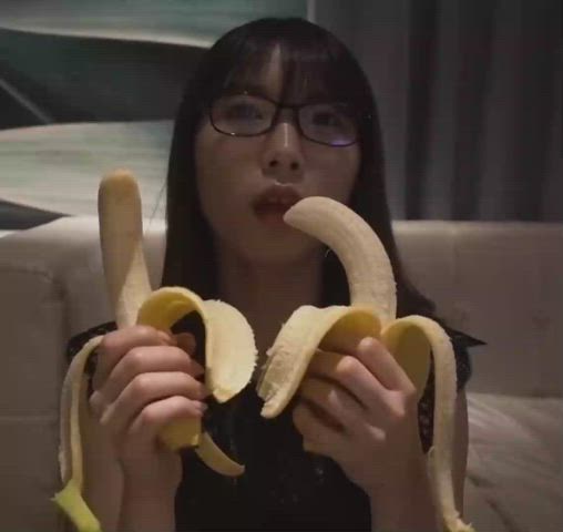 asmr asian erotic gagging japanese licking sexy solo sucking gif