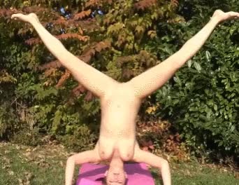 Flexible Athletic Yoga Training and BackYard Power Piss