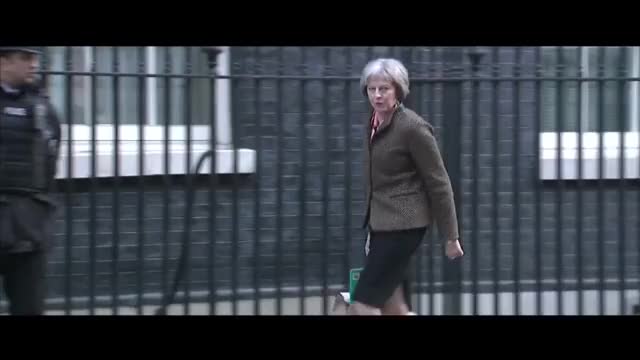 Leaked footage of Theresa May from Downing Street