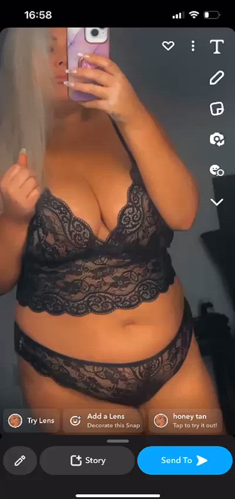 amateur big tits chubby sexting slut cumslut dirty gif