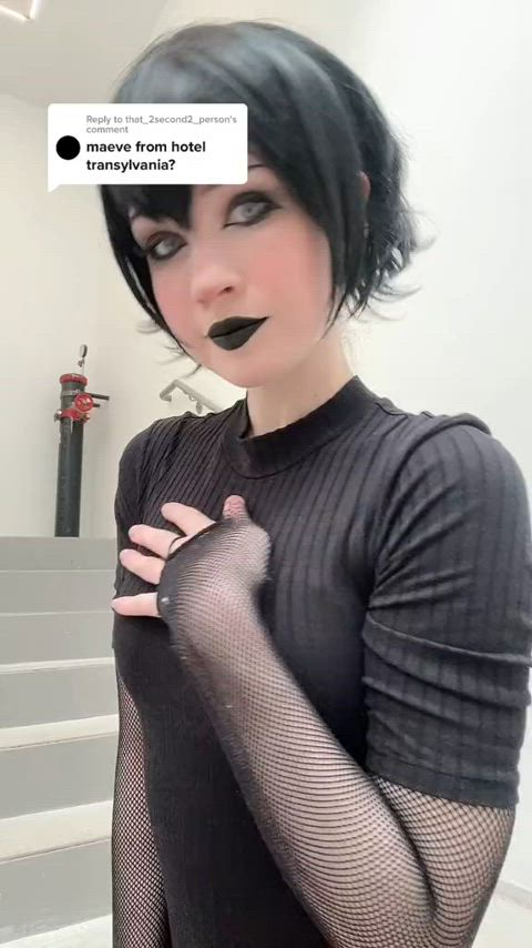 ass goth teen tiktok gif