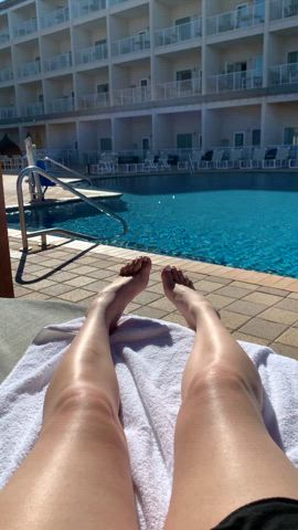 feet feet fetish foot fetish foot worship legs long legs swimming pool trans trans