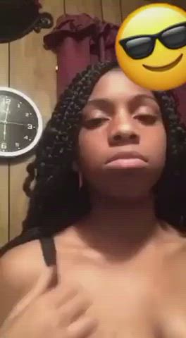 18 years old big tits ebony gif