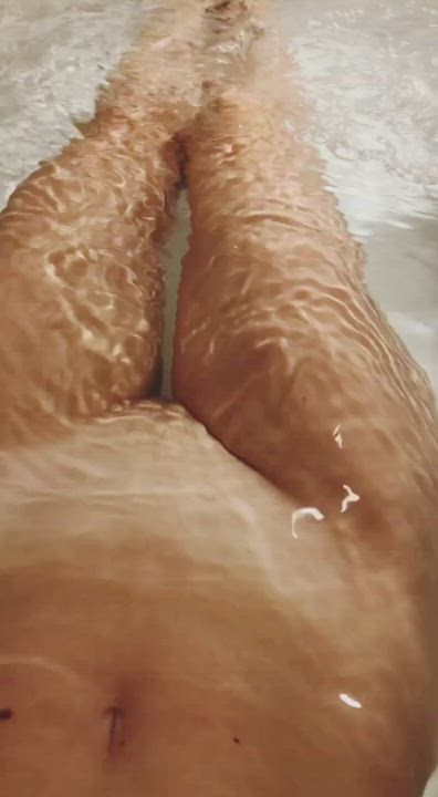 Bathtub Clit Hairy Pussy Legs Pussy Redhead Rubbing Spreading Wet gif