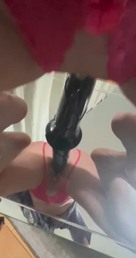 amateur dildo masturbating monster cock pussy dildos gif