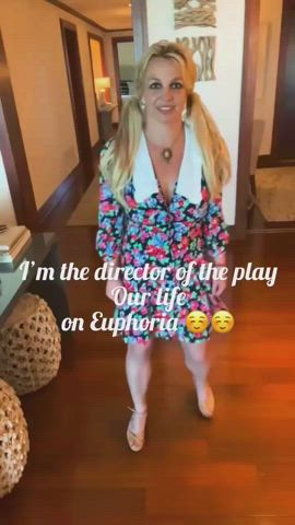Bikini Britney Spears Natural Tits gif