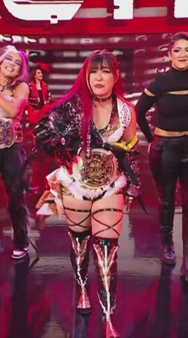 japanese thick thighs wrestling gif