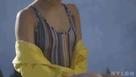 Cute See Through Clothing Tease gif