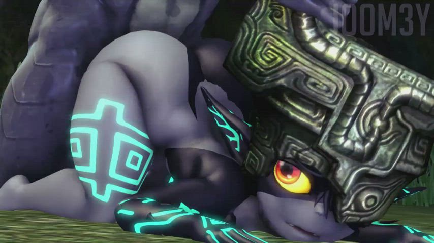 TLOZ Midna Gets Her Tiny Little Ass Fucked And Filled 3D Hentai