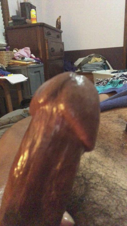 Big Dick Cumshot Oiled gif