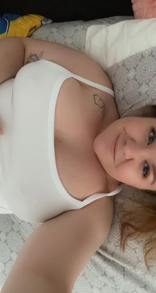 Can someone please come suck on my hard nipples? [Gif]