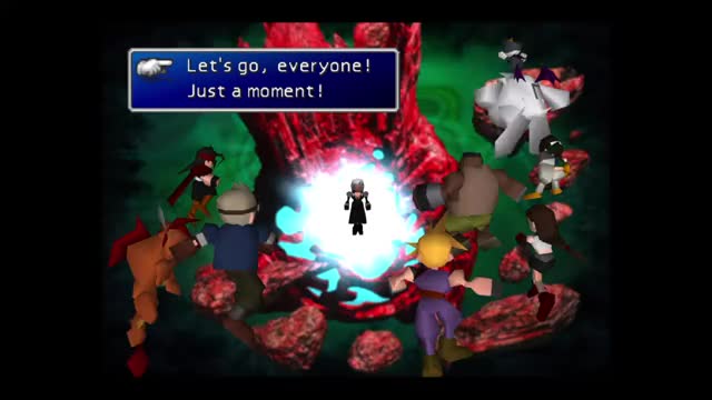 Cloud Strife Party vs Sephiroth Telekinesis 2