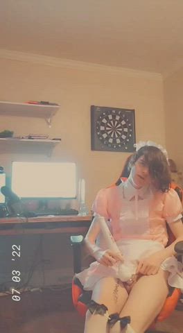 chastity sissy sissy slut gif