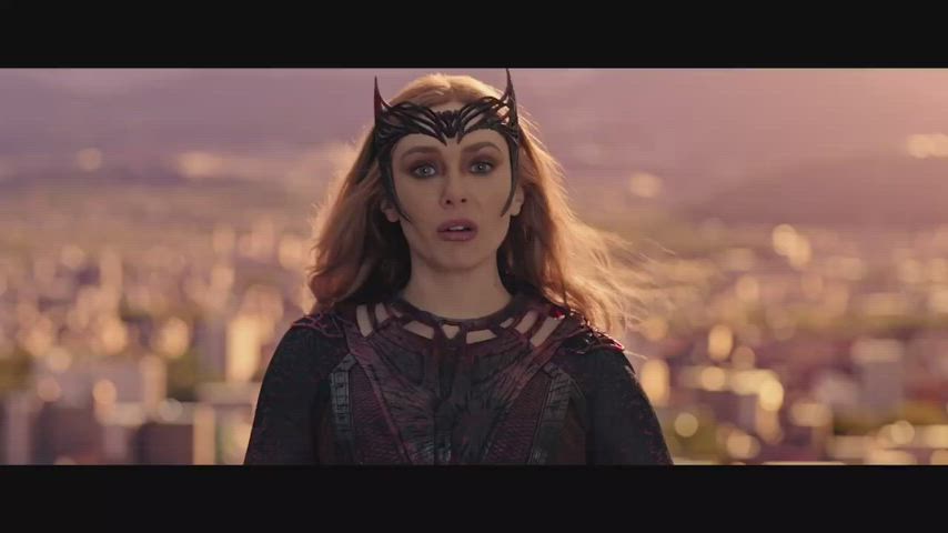 Celebrity Domme Elizabeth Olsen Fantasy Fetish MILF Mom Redhead Superheroine gif