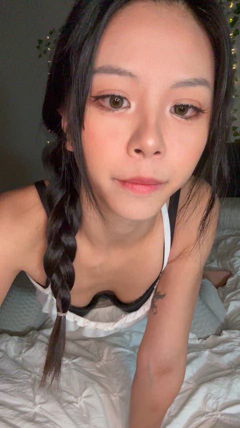 amateur asian ass babe bed cute onlyfans petite solo tease cute-little-butts legal-teens