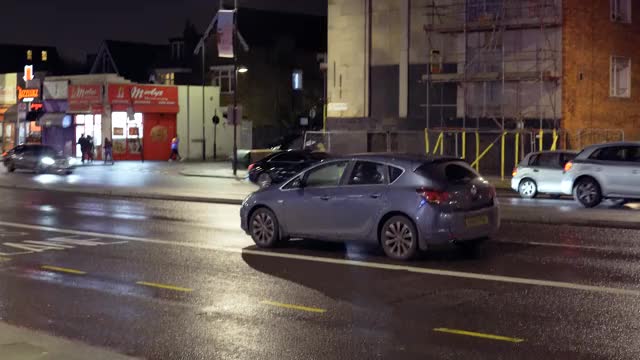 Women left the car in the middle of the road and went to Tesco.