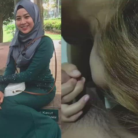 blowjob hijab malaysian muslim gif