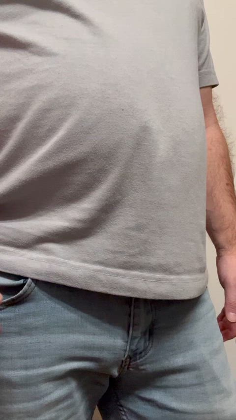 bear belly button big dick chubby belly gif