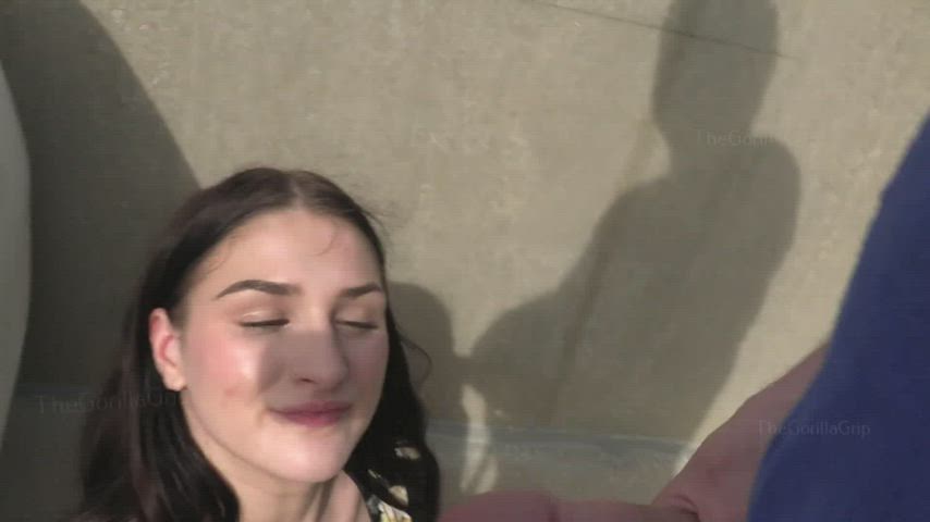 19 years old amateur american cum cumshot facial homemade public teen gif