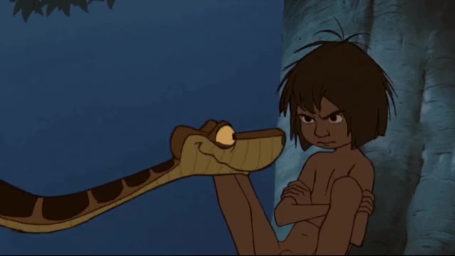 2663662 - Kaa Mowgli Odinboy666 The Jungle Book animated edit