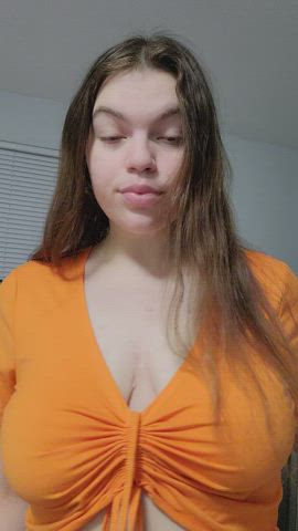 Well here's my boobs-- want a feel?