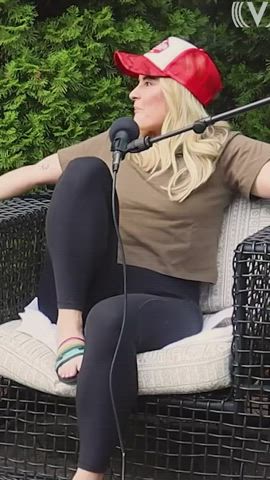 blonde cute thighs gif