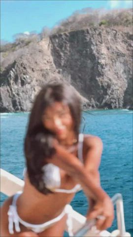 babe bikini brazilian celebrity ebony goddess gif