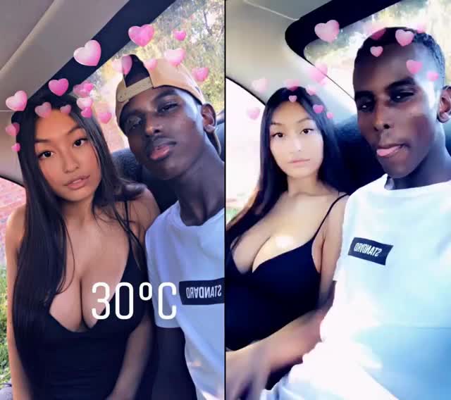 Babyfaced Somali harnesses power of JBB and cuffs Big Titty Asian Girlfriend