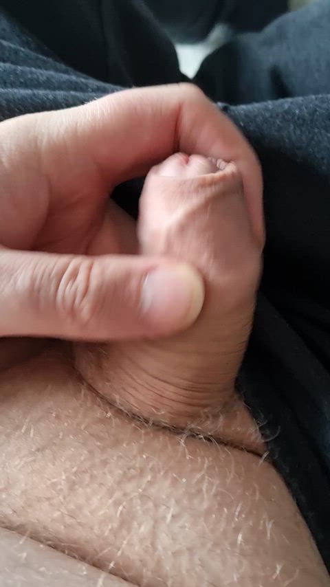 dutch european foreskin male male masturbation small cock small dick gif