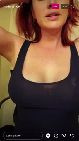 @redravenred titty flash yesterday