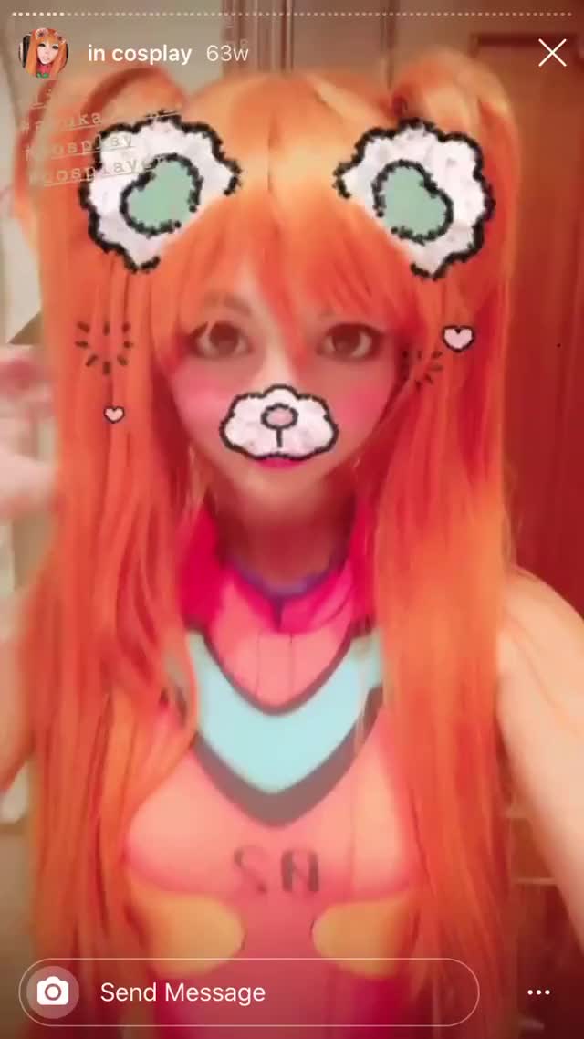 waifu in sexy cosplay