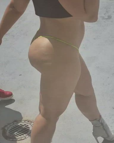 Big Ass Booty Pawg Thick Thong gif