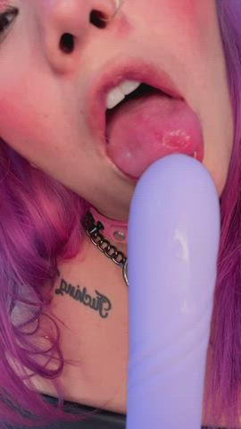 blowjob dildo latina gif