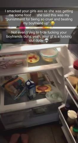 How your gf punishes your bully…